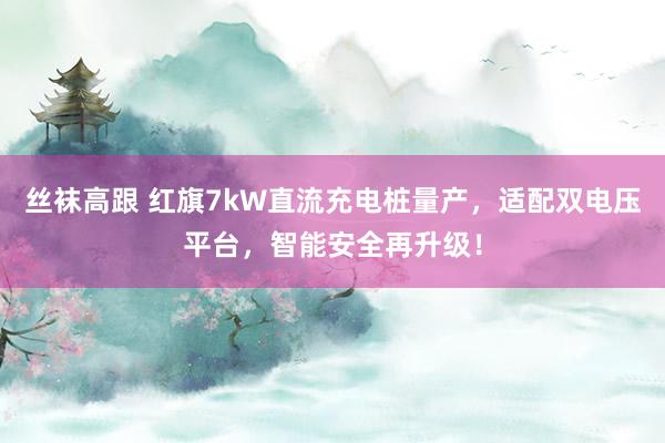 丝袜高跟 红旗7kW直流充电桩量产，适配双电压平台，智能安全再升级！